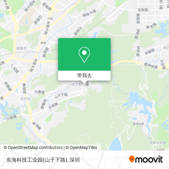 东海科技工业园(山子下路)地图