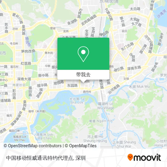 中国移动恒威通讯特约代理点地图