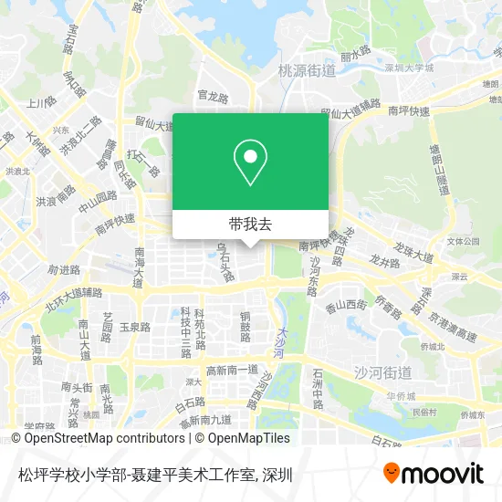 松坪学校小学部-聂建平美术工作室地图