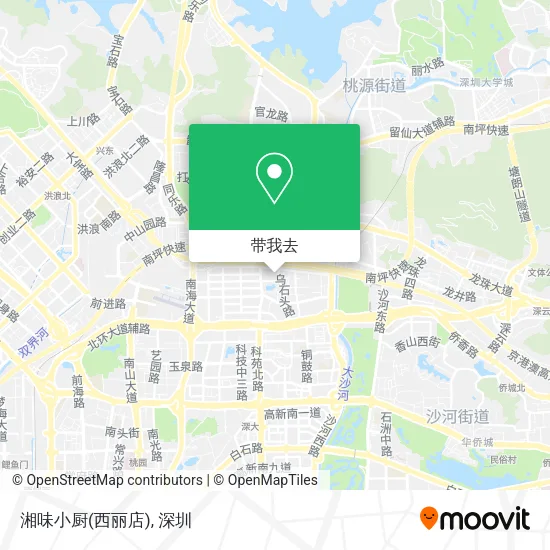 湘味小厨(西丽店)地图