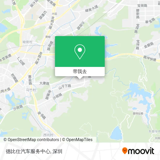 德比仕汽车服务中心地图