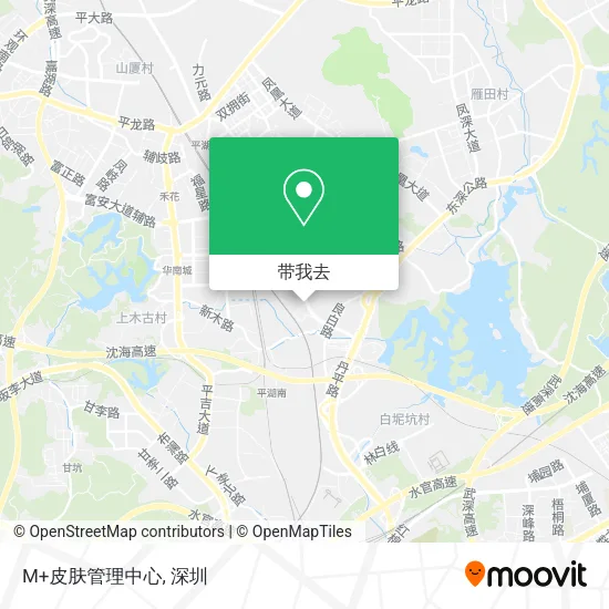 M+皮肤管理中心地图