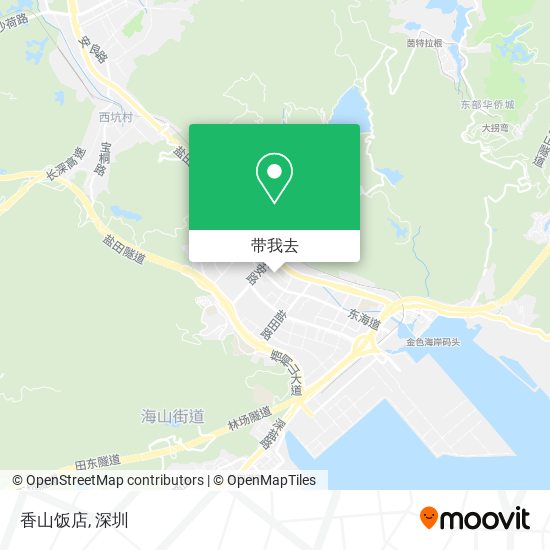 香山饭店地图
