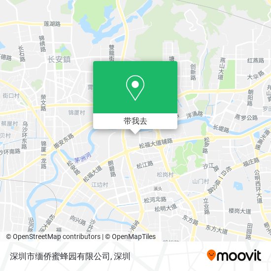 深圳市缅侨蜜蜂园有限公司地图