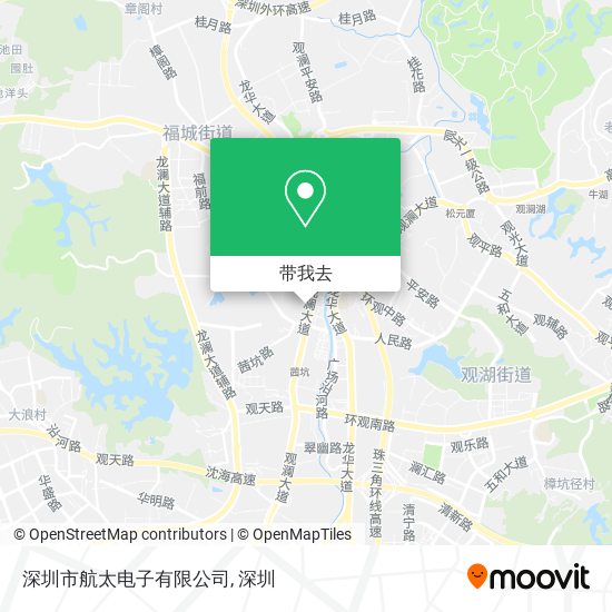 深圳市航太电子有限公司地图