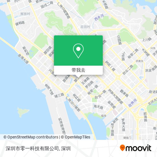 深圳市零一科技有限公司地图