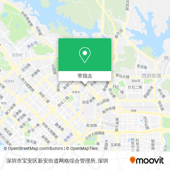 深圳市宝安区新安街道网格综合管理所地图