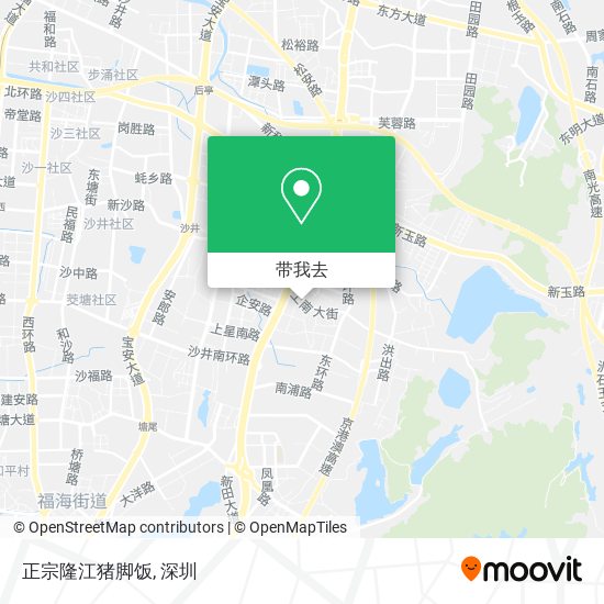 正宗隆江猪脚饭地图