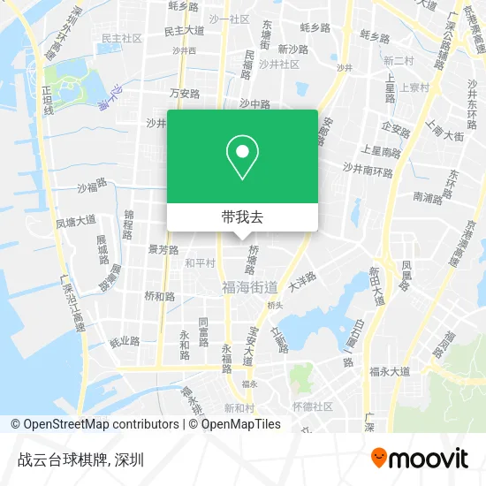 战云台球棋牌地图