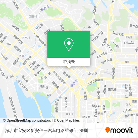 深圳市宝安区新安佳一汽车电路维修部地图