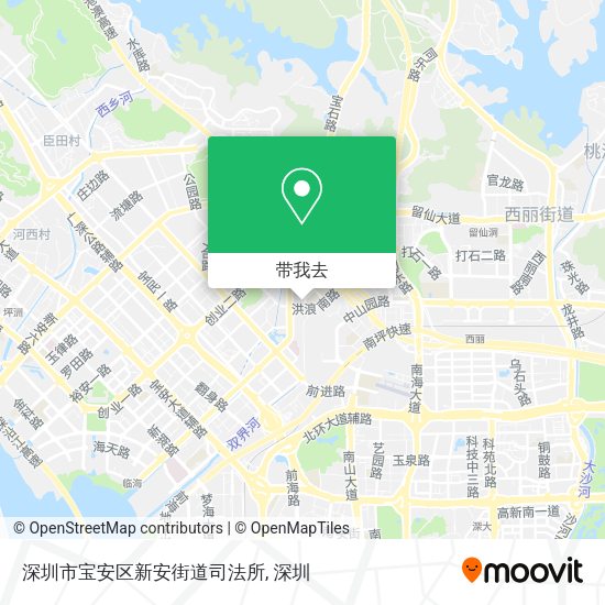 深圳市宝安区新安街道司法所地图