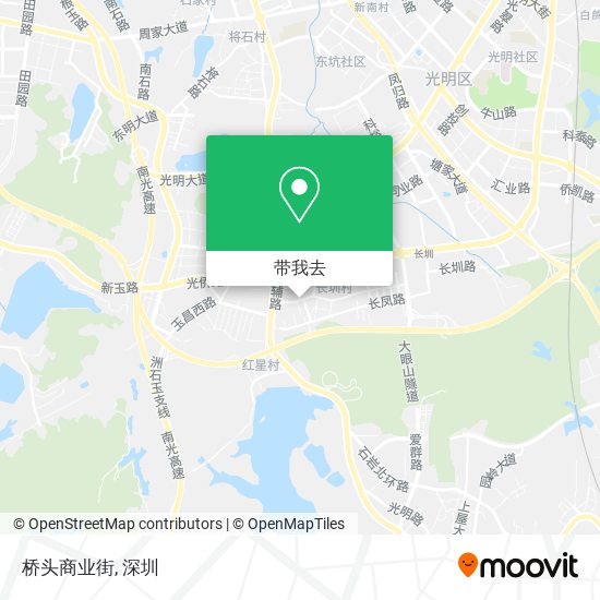 桥头商业街地图