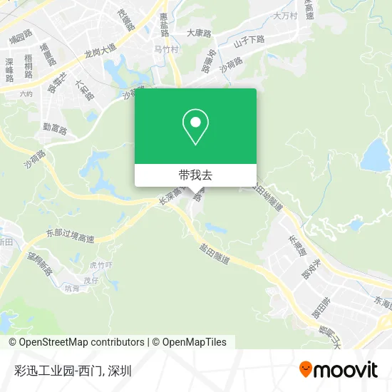 彩迅工业园-西门地图