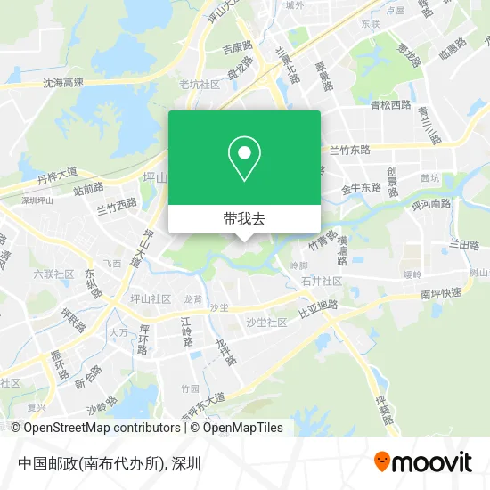 中国邮政(南布代办所)地图
