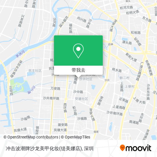 冲击波潮牌沙龙美甲化妆(缇美娜店)地图