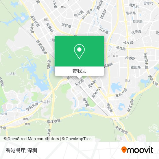 香港餐厅地图