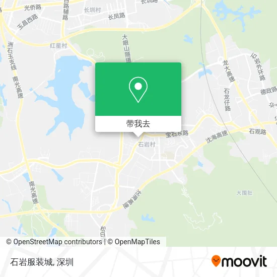石岩服装城地图