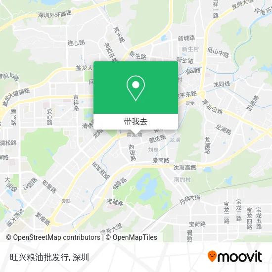 旺兴粮油批发行地图