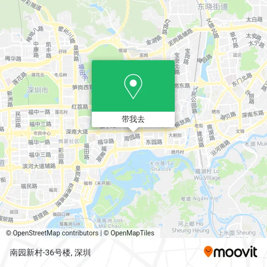 南园新村-36号楼地图
