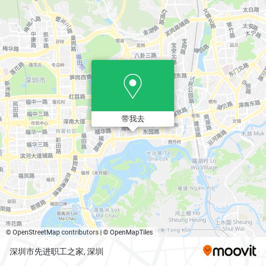 深圳市先进职工之家地图