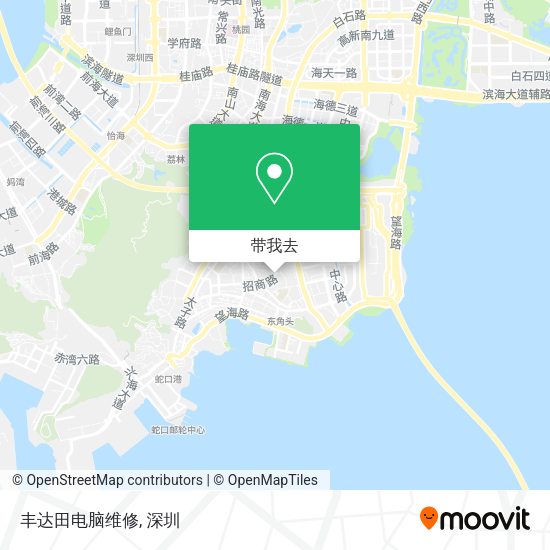 丰达田电脑维修地图