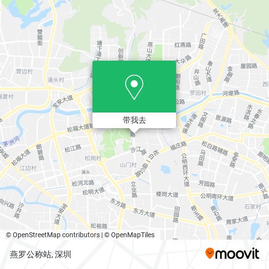 燕罗公称站地图