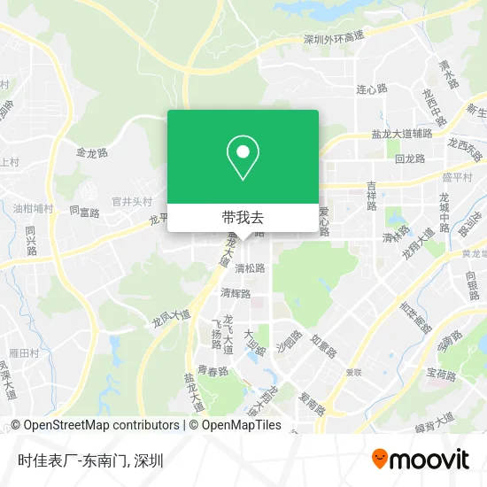 时佳表厂-东南门地图