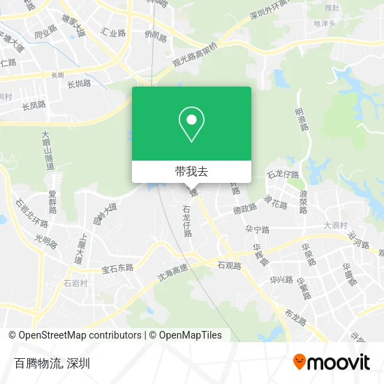 百腾物流地图