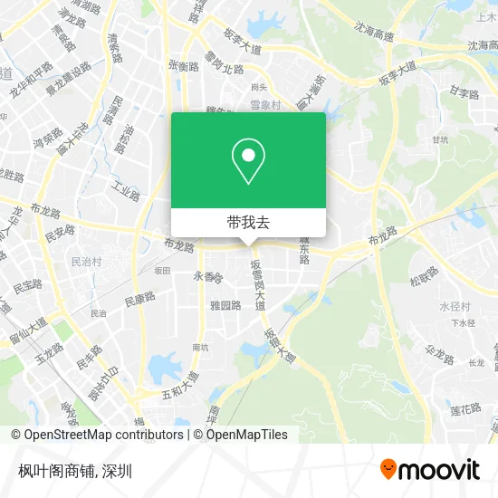 枫叶阁商铺地图