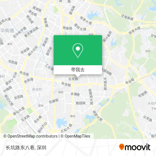 长坑路东八巷地图