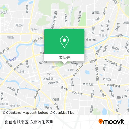 集信名城南区-东南2门地图