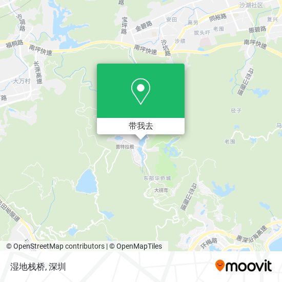湿地栈桥地图