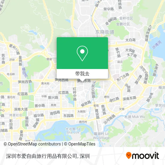 深圳市爱自由旅行用品有限公司地图