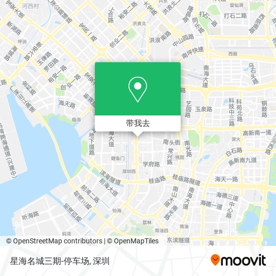 星海名城三期-停车场地图