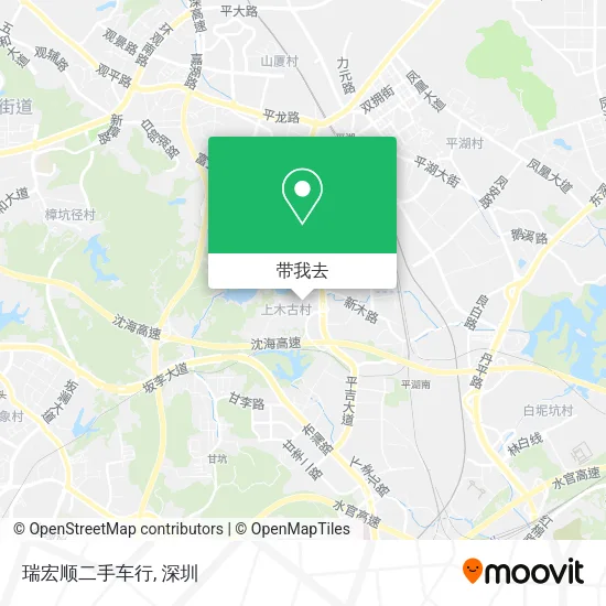 瑞宏顺二手车行地图