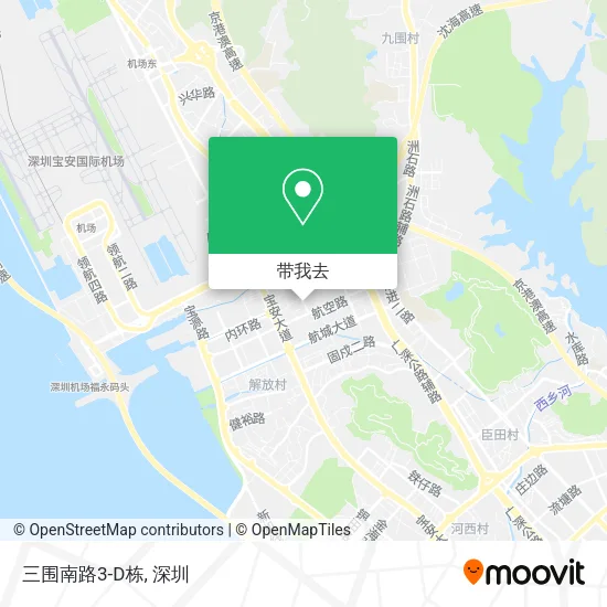 三围南路3-D栋地图
