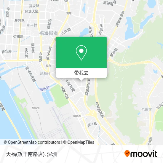天福(政丰南路店)地图