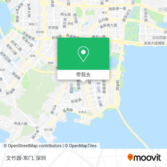 文竹园-东门地图