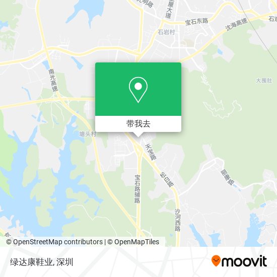 绿达康鞋业地图