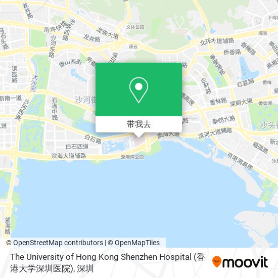 The University of Hong Kong Shenzhen Hospital (香港大学深圳医院)地图