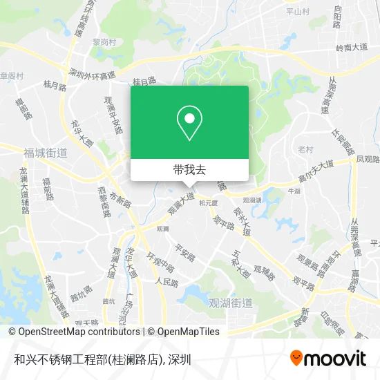 和兴不锈钢工程部(桂澜路店)地图