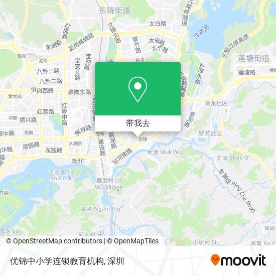 优锦中小学连锁教育机构地图
