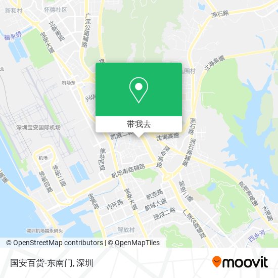 国安百货-东南门地图