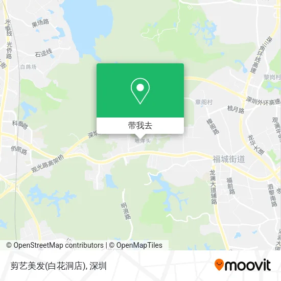 剪艺美发(白花洞店)地图