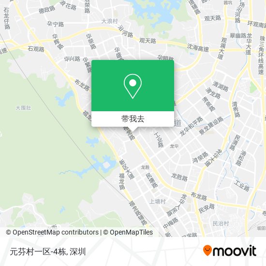 元芬村一区-4栋地图