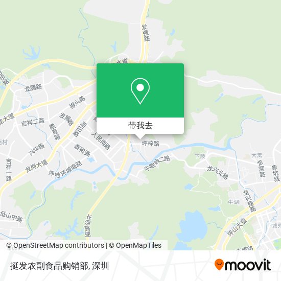 挺发农副食品购销部地图