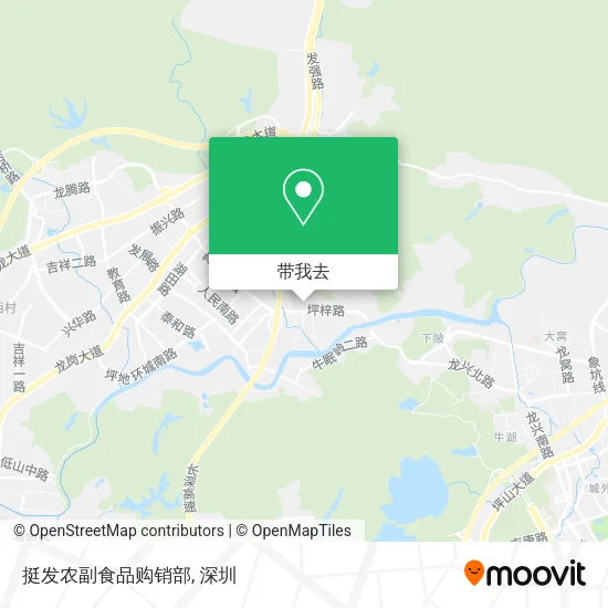 挺发农副食品购销部地图
