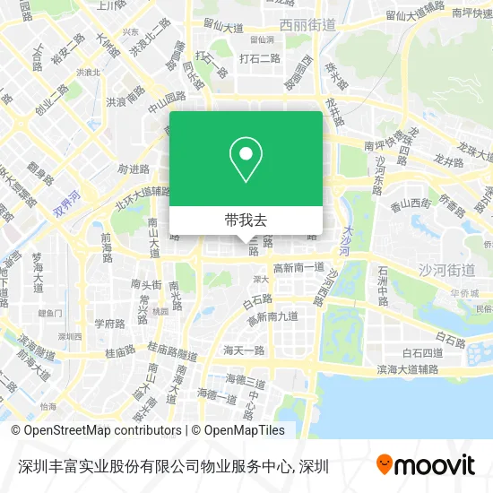 深圳丰富实业股份有限公司物业服务中心地图