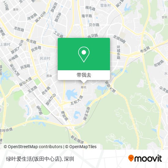 绿叶爱生活(坂田中心店)地图