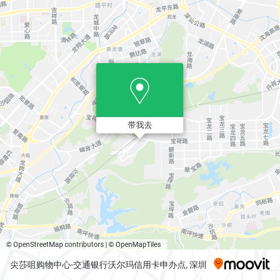 尖莎咀购物中心-交通银行沃尔玛信用卡申办点地图